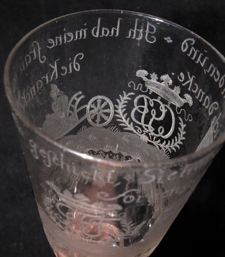 Erotik glas barock deckel - glas,