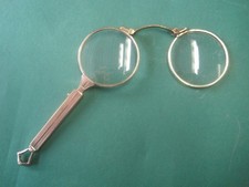 Lorgnon . Einhandbrille Mit