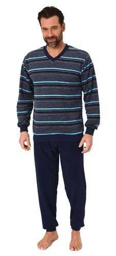 Herren frottee schlafanzug - frottee,