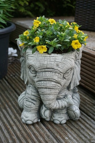 Großer elefant gartenfigur - großer,