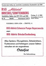 DDR Fußballprogramm Aktivist