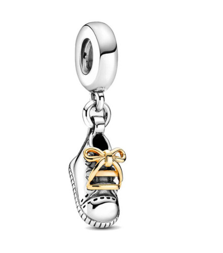 Charm bead kinderschuh zirkon - charm,