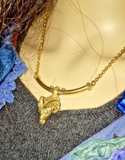 Vintag Collier mit Widderkopf