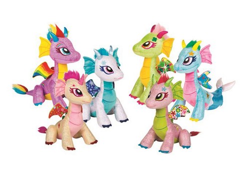 Glitter shine dragons - shine,