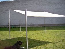 Sonnensegelmast Edelstahl rund frei konfigurierbar Sonnensegelpfosten Stange