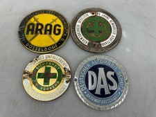 Konvolut 4  x  Auto Plakette  Versicherungen Auszeichnung / Oldtimer