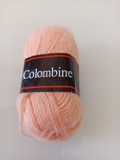 Wolle 1Knäuel a. 25gr. Lauflänge 100 m Apricot , 3 Pagen Colombine