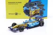 Fernando Alonso Renault R26 #1 Sieger British GP Formel 1 Weltmeister 2006 1:18