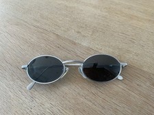 Brille Silber Metall Two