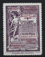 Reklamemarke leipzig - reklamemarke,