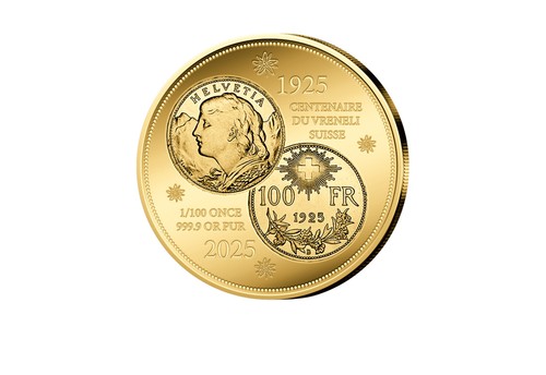 Goldmünze motiv 100 - goldmünze,