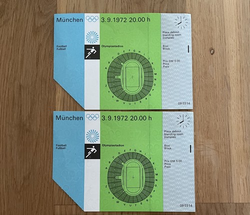 Eintrittskarte olympiade - 2x,