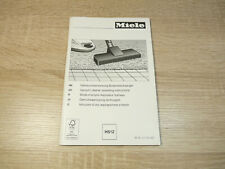 Bedienungsanleitung Gebrauchsanweisung MIELE Bodenstaubsauger HS12