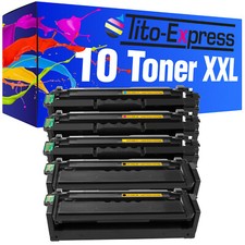 10 Toner XXL PlatinumSerie für Samsung CLX-6260 FR CLX-6260 FW CLX-6260 ND CLT-5