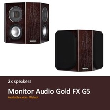 Monitor Audio Gold FX G5 surround speaker - 1 PAIR / Walnut / NEW