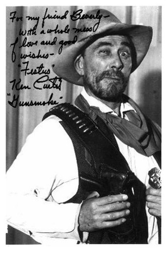 Ken curtis autogramm - , ++autogramm++