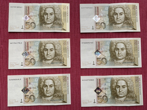 Scheine banknoten von - 50, /