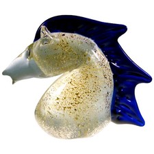 Murano Stil Glasfigur Pferd