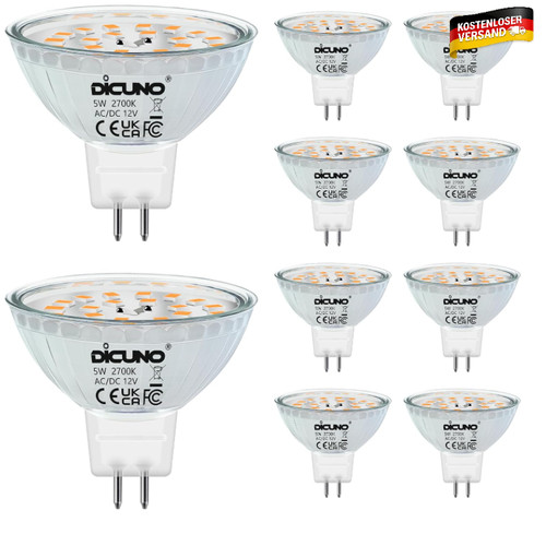 Gu5 led lampe 12v mr16 - gu5.3,