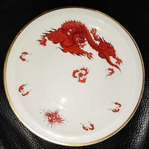Teller roter ming drache - teller,