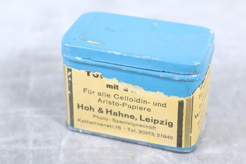 Alte blechdose hoh und hahne - alte,
