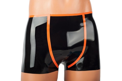 Latex herren shorts - latex,
