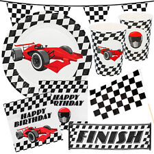 AUTORENNEN - Geschirr Deko