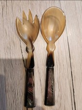 Salatbesteck Besteck aus Horn