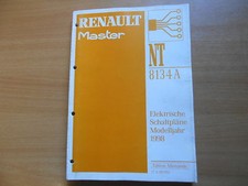 Werkstatthandbuch NT8134A Elektrische Schaltpläne Renault Master (X70) 1998