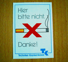 Aufkleber Techniker Krankenkasse TK alter Sticker Sammlung Werbung