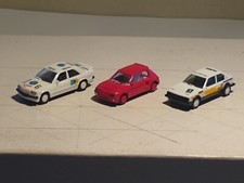 HERPA H0 SET RALLYE+RACING OPEL KADETT D SR+PEUGEOT 205 TURBO+MB 190 E 2.3-16