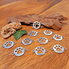 10 Verbinder Pfotenabdruck