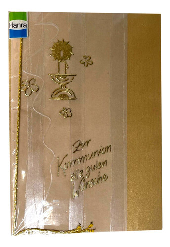 Kommunion geschenkkarte - kommunion,