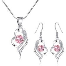 Schmuckset Silber Herz