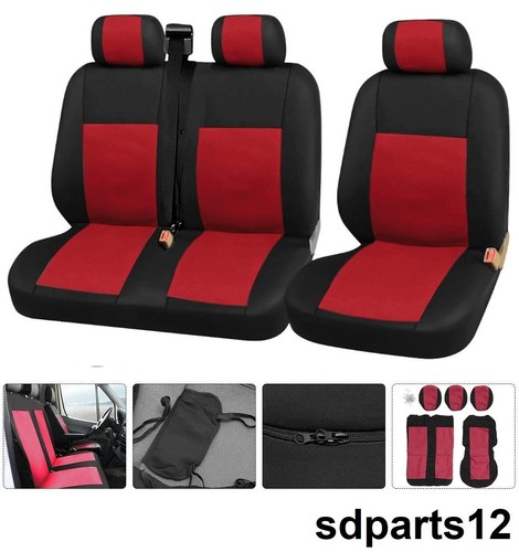 Sitzbezüge rot schwarz - sitzbezüge, rot/schwarz