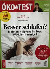 Öko-Test Oktober 2025 Melaton-Sprays / Kindershampoo / Flüssigseife / Zahnseide