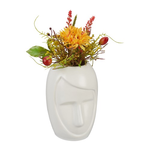 Blumenvase gesicht keramikvase - gesicht,