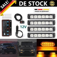 4x Auto Frontblitzer LED Gelb
