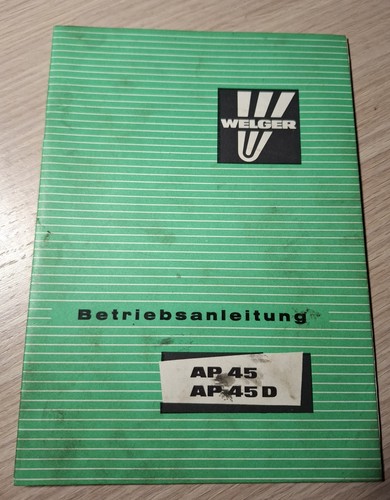 Welger hochdruckpresse ap45 - hochdruckpresse,