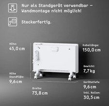STIEBEL ELTRON Elektroheizung EG-50-PL2-PE | 2 kW | Standkonvektor | Wie neu