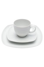 SELTMANN WEIDEN Kaffeeservice Kaffee Gedeck 1 Person 3-teilig Porzellan Weiß