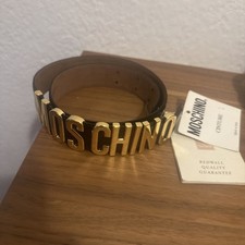 Moschino Redwall Gürtel Original Schwarz Neu !