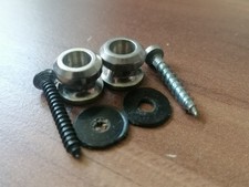 .no name: Tele - Style  2 Gurtpins / Tragegurt - Knöpfe für E - Gitarre Lefthand