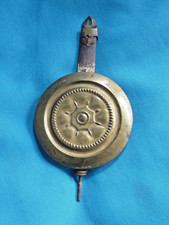 altes schönes Pendel für Kaminuhr / Pendeluhr / Pendule / Tischuhr für Bastler