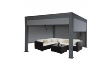 Pergola 4x3m Seitenrollos