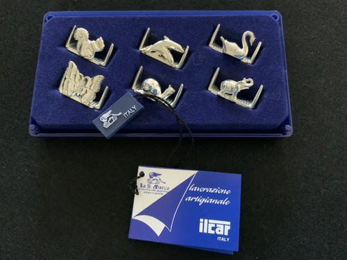 Platzkartenhalter silber 6 - platzkartenhalter, i.