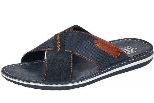 Rieker herren pantolette blau - rieker,