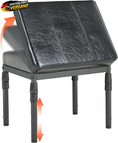 Verstellbarer fußhocker mit - verstellbarer,