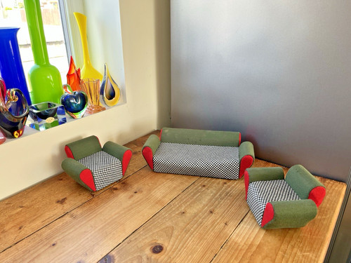 Mid century mini verkäufer - century,