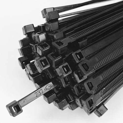 Kabelbinder farbe schwarz 100 - kabelbinder,